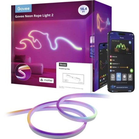 Govee H61D5301-OF-EU soluzione di illuminazione intelligente Striscia LED intelligente Wi-Fi 48 W
