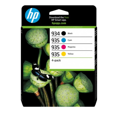 HP Confezione da quattro Cartucce di Inchiostro ciano/magenta/giallo e nero Originali 934 e 935 (6ZC72AE#LS1)