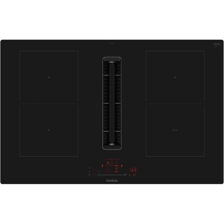 Siemens ED81AHQ26E Piano a induzione con cappa aspirante integrata iQ500, 80,2 cm, senza cornice, opaco