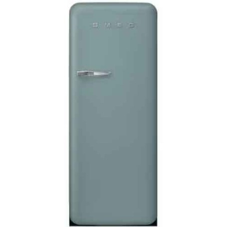 Smeg FAB28REGM6 retrò anni '50 , larghezza 60,1 cm, 270 L, porta con cerniera a destra, verde smeraldo opaco.