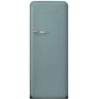 Smeg FAB28REGM6 retrò anni '50 , larghezza 60,1 cm, 270 L, porta con cerniera a destra, verde smeraldo opaco.