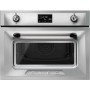 Smeg SO4902M1X Forno a microonde combinato compatto, larghezza 59,7 cm, 40 L, pulizia a vapore
