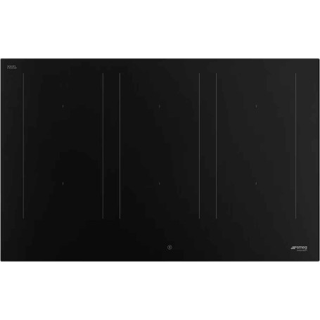 Smeg SIM3864N Piano cottura a induzione , larghezza 80 cm, bordo a forma di C, TouchControl, nero opaco.