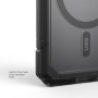 Urban Armor Gear Trooper custodia per cellulare 16 cm (6.3") Cover Cenere, Trasparente (214518114G31)