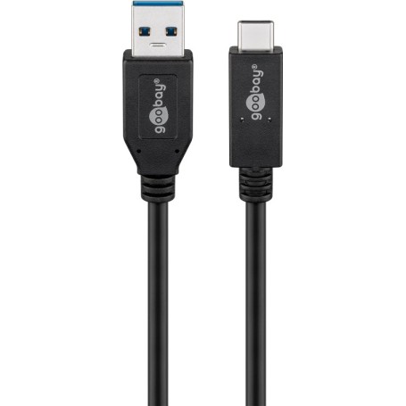 Wentronic 41073 cavo USB 0,5 m USB 3.2 Gen 2 (3.1 Gen 2) USB A USB C Nero (41073)