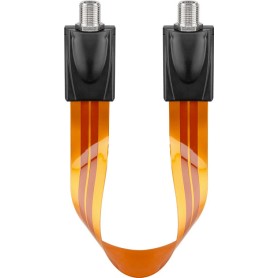 Goobay 11953 cavo coassiale 0,2 m Tipo F Marrone