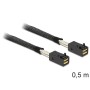 DeLOCK 0.5m, Mini SAS HD x 4 SFF 8643 0,5 m Nero (83386)