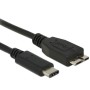 DeLOCK 0.5m USB3.1 C - MicroUSB3.1 B cavo USB 0,5 m USB 3.2 Gen 2 (3.1 Gen 2) USB C Micro-USB B Nero (83676)