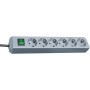 Brennenstuhl Eco prolunghe e multiple 1,5 m 6 presa(e) AC Grigio (1159540015)