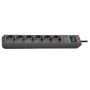 Brennenstuhl 1159710515 prolunghe e multiple 5 m 6 presa(e) AC Interno Antracite