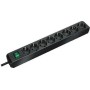 Eco-Line Steckdosenleiste 8-fach (schwarz, 3 Meter) (1159300018)