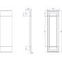 Bachmann Steckdosenleiste COVER schwarz ALU 915.028 (915.028)