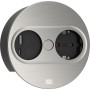 Bachmann 946.004 presa energia Type F + USB A + USB C Acciaio inox