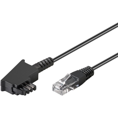 Goobay TAE-F DSL 8P2C 15m Nero (51236)