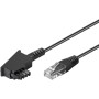 Goobay TAE-F DSL 8P2C 15m Nero (51236)
