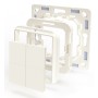 Shelly BLU Wall Switch 4 interruttore della luce Plastica Avorio (Shelly_B_A_WS_4_B)
