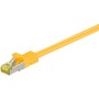Goobay RJ-45 CAT7 1.5m cavo di rete Giallo 1,5 m S/FTP (S-STP) (91593)