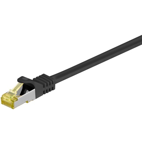 Goobay RJ-45 CAT7 10m cavo di rete Nero S/FTP (S-STP) (91644)