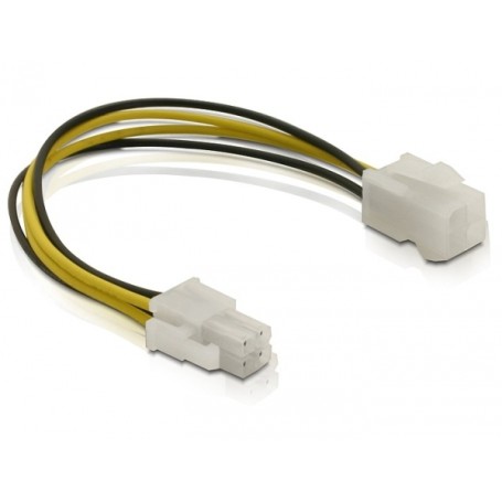 DeLOCK Power cable P4 male/female 0,15 m (82428)
