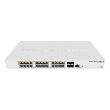 Mikrotik CRS328-24P-4S+RM switch di rete Gestito L2/L3 Gigabit Ethernet (10/100/1000) Supporto Power over Eth (CRS328-24P-4S+RM)