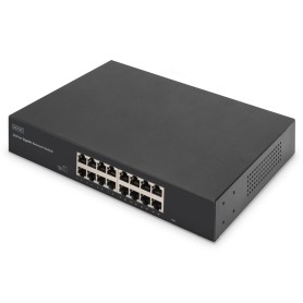 Digitus Switch Gigabit a 16 porte, 19 pollici, non gestito (DN-80112-2)