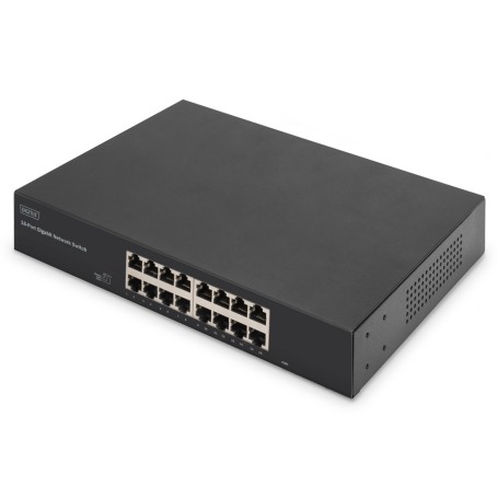 Digitus Switch Gigabit a 16 porte, 19 pollici, non gestito (DN-80112-2)