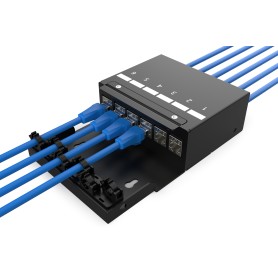 Digitus DN-93708-6 scatola di derivazione di rete Nero