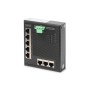 Digitus Switch di rete Gigabit Ethernet a 8 porte, piatto, industriale, non gestito (DN-651127)
