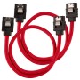Corsair CC-8900250 cavo SATA 0,3 m Nero, Rosso (CC-8900250)