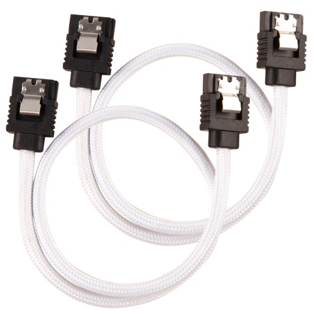 Corsair CC-8900249 cavo SATA 0,3 m Nero, Bianco (CC-8900249)