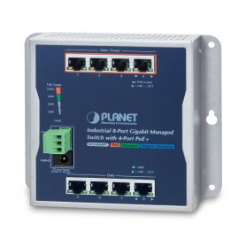 PLANET WGS-804HPT switch di rete Gestito Gigabit Ethernet (10/100/1000) Supporto Power over Ethernet (PoE) Nero (WGS-804HPT)