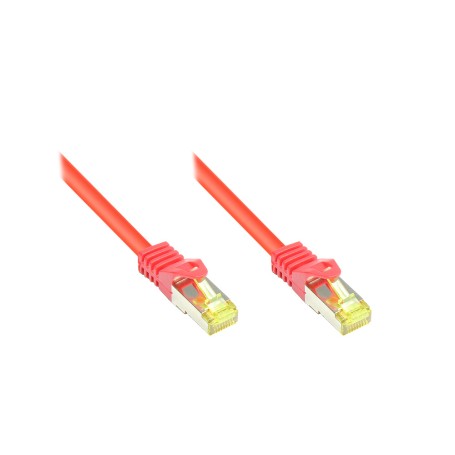 Alcasa 8070R-003R cavo di rete Rosso 0,25 m Cat7 S/FTP (S-STP) (8070R-003R)