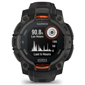 Garmin Instinct 3 Solar 2,29 cm (0.9") MIP 45 mm Digitale 176 x 176 Pixel Touch screen Nero GPS (satellitare) (010-02934-00)