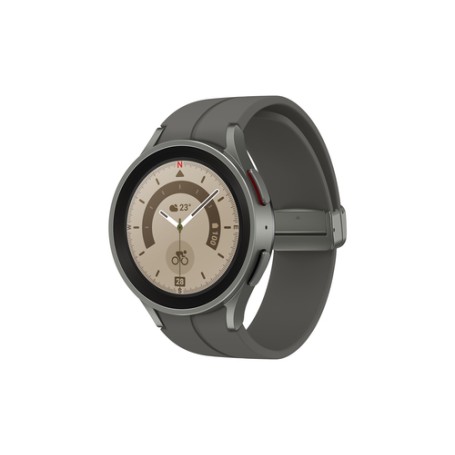 Samsung Galaxy Watch5 Pro SM-R925F 3,56 cm (1.4") OLED 45 mm Digitale 450 x 450 Pixel Touch screen 4G Titanio Wi-Fi GPS (satelli (SM-R925FZTDDBT)