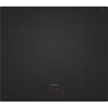 Siemens EH61ABFB5E piano cottura Nero Superficie piana 59.2 cm Piano cottura a induzione 4 Fornello(i)