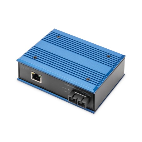Digitus Convertitore multimediale industriale Gigabit RJ45, SC 20 km (DN-652102-1)