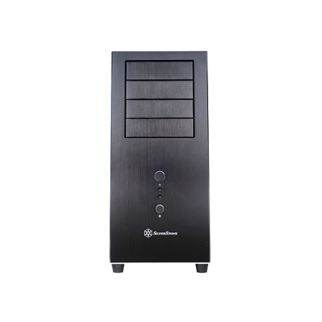 Silverstone TJ04-E Midi Tower Nero, Argento (SST-TJ04B-E) (SST-TJ04B-E USB 3.0)