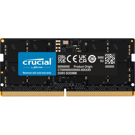 Crucial CT16G56C46S5T memoria 16 GB 1 x 16 GB DDR5 Data Integrity Check (verifica integrità dati)