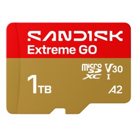 SanDisk Extreme GO 1 TB MicroSDXC UHS-I (SDSQXGN-1T00-GN6MN)