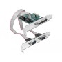 DeLOCK 90413 scheda di interfaccia e adattatore Interno Parallelo, RS-232 (90413)