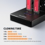 Axagon ADSA-M2C22 docking station per unità di archiviazione USB 3.2 Gen 2x2 Type-C Nero