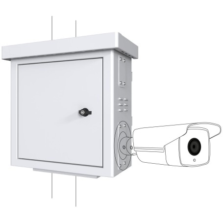 Lanview RCCTV001 rack 0U Bianco