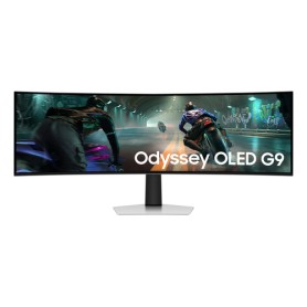 Samsung G91SD Monitor PC 124,5 cm (49") 5120 x 1440 Pixel Dual QHD OLED Argento (LS49DG912SUXEN)
