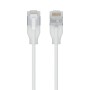 Ubiquiti UACC-Cable-Patch-EL-C6A-12M-W cavo di rete Translucent, Bianco Cat6a