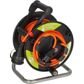 Brennenstuhl 1148500 cavo di alimentazione Nero, Arancione 23 m