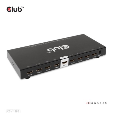 CLUB3D CSV-1383 ripartitore video HDMI 8x HDMI