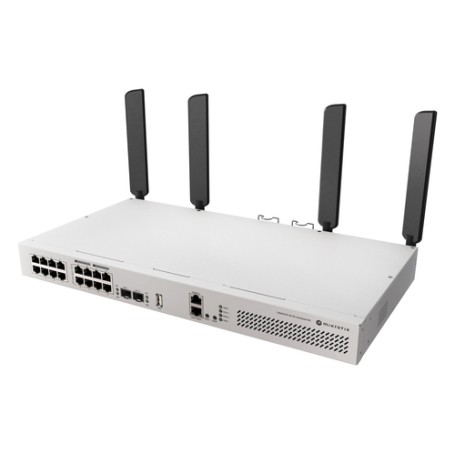 Mikrotik CRS418-8P-8G-2S+5axQ2axQ-RM L2/L3 Gigabit Ethernet (10/100/1000) Supporto Power over Ethernet (PoE) 1U