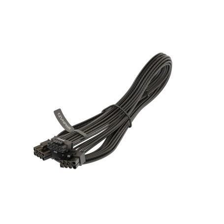 12VHPWR PCIe Adapter Kabel (schwarz, 75cm) (SS2X8P-12VHPWR-600 /) (SS-2X8P-12VHPWR-600 BLACK)