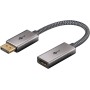 Goobay 75272 cavo e adattatore video 0,2 m DisplayPort HDMI Nero