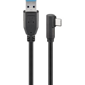 Wentronic 66502 cavo USB 1,5 m USB 3.2 Gen 1 (3.1 Gen 1) USB C USB A Nero (66502)